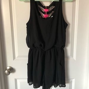 Xhilaration Black Romper